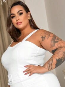 Plus Size Blouses - Albaricoque - Ver 3