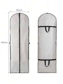 71 英寸婚纱和挂衣服服装袋，女式礼服袋，男式西装袋，用于旅行和服装存储衬衫、皮草大衣、舞蹈服装西装套衣柜存储长款拉链服装袋衣服收纳袋防尘罩衣柜收纳袋整理和存储收纳袋收纳容器整理和存储收纳袋家庭卧室宿舍衣柜存储连衣裙衬衫外套衣柜存储袋 - 彩色 - 查看 12