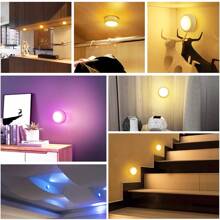 Puck Lights With Remote Closet Lights Stick On Lights Shelf Lights Push Lights Tap Light LED Puck Lights For Under Cabinet