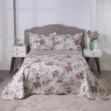 Boutis Ultrasonic Double-Sided 3-Piece Bedspread Kit With Pillowcase - London - View 1