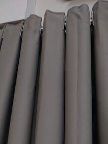 Blackout Curtain In Fabric 8.00x2.50 Light Blocking Luxury - 灰色 - 查看 4