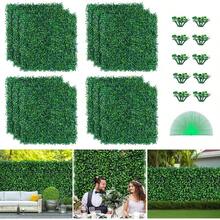 Artificial Grass Wall Panels, Privacy Greenery Screen,20x20in 12 Pack - 1 - View 2
