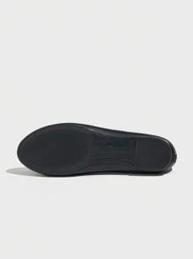 Elegant Bowknot Flat Shoes, Round Toe, Colorblock, Soft & Breathable Sole, Comfy, Versatile Casual Wear For Women, Mothers And Grandmothers