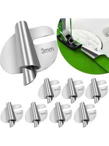 "Universal Sewing Machine Presser Foot Set - 10PCs Multi-Function Sewing Feet For Home & Industrial Machines (Including Zipper, Buttonhole & Quilting Feet) - Heavy Duty Metal Accessories"