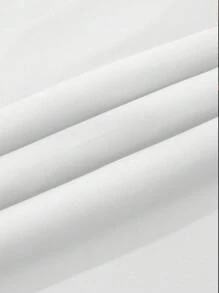 1pc Women's Warm Long Sleeve High Neck Elastic Fitted Base Layer Top, Solid Color, Soft With Thermal Lined, Warming - White - View 6