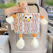 1 件二合一汽车垃圾桶和纸巾盒组合，车辆存储 - 均碼 - 查看 9