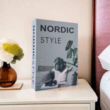 1pc Modern Simple Faux Book Decorative Model For Home Decoration, Ins Style Photo Prop Birthday - Multicolor - View 5