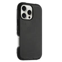 FOGEEK Custodia protettiva per iPhone 17 Pro Max, aggiornata, 3 in 1, resistente agli urti, anti-caduta, antiscivolo - nero - Visualizzare 6
