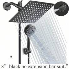 1 Phòng Tắm Top Tắm Áp Lực Nước Cao Cầm Tay Sen Tắm - Bạc - Xem 17