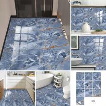 10 pièces/set Autocollant de sol imperméable de style marbre moderne en PVC à décoller et coller. Décalcomanies de sol pour la décoration de la maison, autocollants, décoration murale, décalcomanies vinyle pour la décoration de la maison, articles de décoration de printemps pour rafraîchir votre maison, autocollants de décoration Rama, cadeaux pour anniversaire et remise de diplôme