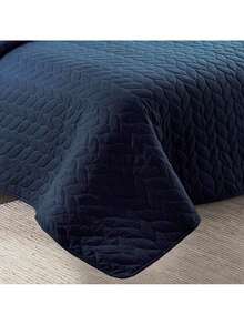 3 Piece Lightweight Bedspread Quilt Set Microfiber Quilts Prewashed, Queen King