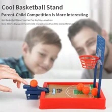 Juego de Baloncesto de Escritorio Miniatura. Juego de mesa portátil de viaje u oficina para interiores o exteriores. Juguete deportivo divertido o regalo, regalos para niños, juguetes, juegos de interior, juguetes para niños al aire libre, juegos educativos, air hockey