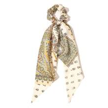 National Pattern Ribbon Style Korean Retro Floral Bow Hair Tie Fresh And Sweet Elegant Girls Ponytail Hair Tie - Multicolor - View 7