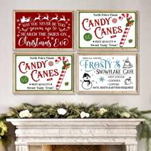 1 件圣诞装饰乡村风格拐杖糖标牌、糖果帆布悬挂标牌、圣诞装饰、复古怀旧、适用于客厅、房间、家居墙壁装饰或户外艺术冬季装饰标牌、圣诞装饰墙壁艺术、圣诞装饰海报用于房间装饰、最佳圣诞礼物 - 彩色 - 查看 28