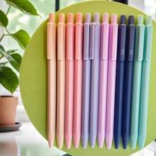 Ensemble de 12 crayons à papier mécaniques pastel : légers, rétractables avec des pointes de 0,5/0,7 mm pour l'art et l'écriture, poignée confortable pour la rentrée scolaire