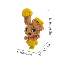 A Set Of ABS Rhinestone Building Blocks Animal Series, Perfect For DIY Assembly And Decoration, Also A Great Gift For Birthday, Teacher Day, New Year, And Other Festivals. These Interesting Pet And Small Challenge Building Blocks Can Enhance Hand-Eye Coordination, Concentration, Patience, And Practical Skills. They Can Also Be Used As Creative Home Decoration, Birthday Present, And Festival Gifts For Valentine Day, Easter, Mother Day, Father Day, Christmas, Etc. Ideal For Adults And Children! Room Decoration