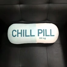 A Very Interesting Pill Pillow, Sofa Cushion, Throw Pillow, Foot Pad, Creative Gift,Cute Pillows, Sofa Decorations, New Home Decorations, Birthday Gifts,1pcs - Màu xanh lam - Xem 1