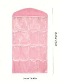 Tổ chức treo trên cửa, 16 túi trong suốt giá treo giày dép phía sau cửa, túi treo 16 túi, túi đựng đồ treo tường cho phòng ngủ, phòng khách, cửa ra vào, tủ quần áo, đồ dùng nhỏ và sắp xếp quần áo, túi tình yêu Valentine - Nhiều màu - Xem 2