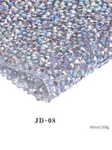 1 Pc Diamond Sequin Nail Art Table Mat Salon Practice Cushion Foldable Shining Hand Rests Scrub Hand Rest Manicure Tools Wrist Rest Tablecloth - Multicolor - View 16