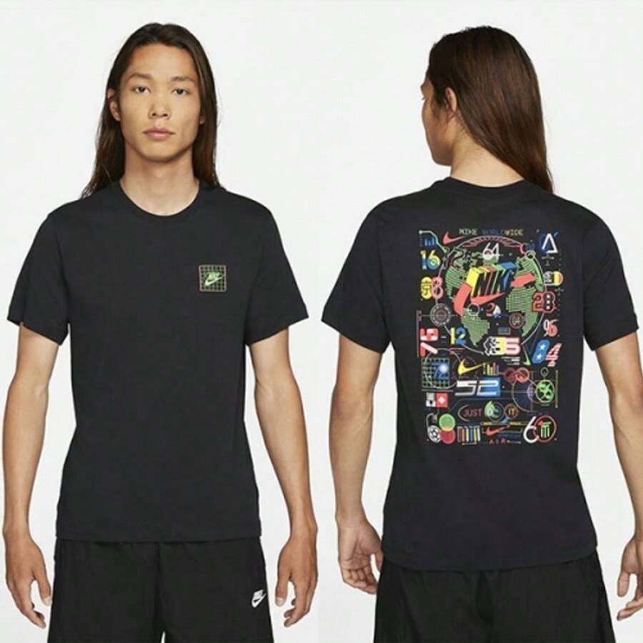 Nike Sportswear Worldwide Icon Short Sleeve T-Shirt Black