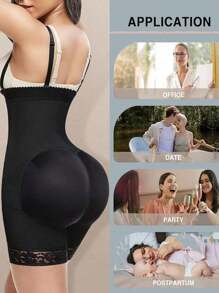 Faja Shapewear For Women Tummy Control Fajas Post Surgery Compression Body Shaper With Open Crotch  2 Pack - Multicolor - View 4