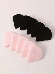 10pcs Reusable Soft Fluffy Triangle Makeup Sponges, Suitable For Face, Body, Powder, Wet & Dry Makeup Tools - Multicolor - View 8