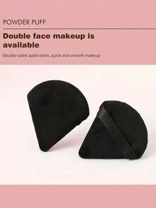 10pcs Reusable Soft Fluffy Triangle Makeup Sponges, Suitable For Face, Body, Powder, Wet & Dry Makeup Tools - Multicolor - View 6