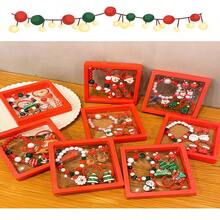 1 套 5 件手工制作的彩色圣诞手链，适用于派对装饰和多功能珠宝圣诞礼物 - 彩色 - 查看 6