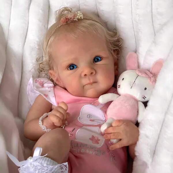 NPK 18inch Reborn Baby Soft Touch Bettie Full Body Lifelike Random Hairband Multiple Layers Painting 3D Skin With Hand Root Hair Girl,Baby Doll Bed,Reborn Baby Boy,Baby Toys For Girls,Reborn Doll,Baby Doll,Dolls,Real Life Baby Doll,Lol Dolls,Doll With Hair