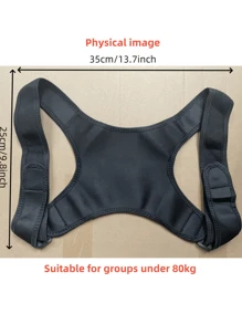 Correttore di postura ComfortFit per uomo e donna - Tutore ortopedico regolabile e traspirante - Supporto senza cuciture per schiena superiore, colonna vertebrale, collo e spalle - Ideale per uso quotidiano, stabilizzazione della clavicola - Promuove una postura sana, previene l'incurvamento, accessori palestra, sport, casa, esercizio, massaggiatore, massaggio