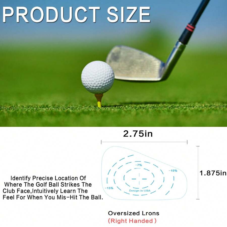 125 Pcs Golf Club Impact Stickers For Woods Irons And Putters Useful