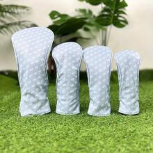 1pc Golf Club Head Cover, PU Material, Better Protection For Golf Clubs, Blue Minimalist Style - Multicolor - View 2