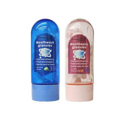 2pcs Probiotic Mouthwash Granules Freshening Breath, Eliminating Bad Breath And Lasting Fragrance Portable Dental Cleanser Tablets Solid Toothpaste