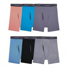 Mens 10-Pack Assorted Boxer Briefs By Fruit Of The Loom Comfortable Colors Materials Vary - Multicolor - View 5