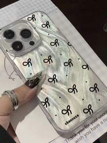 Ốp điện thoại thời trang bằng vải chiffon họa tiết nơ và lông vũ tinh tế, tương thích với iPhone 15/15 Pro Max, màu kẹo ngọt, tương thích với iPhone 13/14, vỏ bảo vệ mềm mại tương thích với Samsung Galaxy A14/A15, A50, A12, A32, A52, A72, A51, A21S, A13, A14, S22 Ultra, S23, A33, A53, S20 FE, chống nước, chống sốc, chống rơi vỡ và chống trầy xước. - Nhiều màu - Xem 5