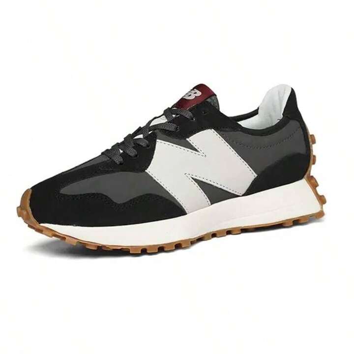 New Balance 327 Low Top Sneakers Moonbeam Black | SHEIN USA