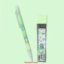 (1pc Mechanical Pencil +100pcs Lead Refills) Cute Automatic Pencil With Continuous Lead Highly Attractive For Drawing And Writing