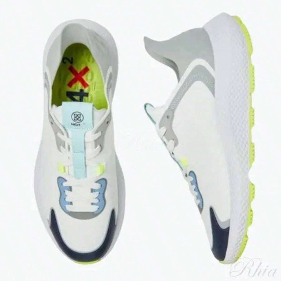 G/FORE MG4X2 Debosch Hybrid Golf Cross Spikeless Snow - White - View 1