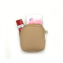 Shoulder Strap With Small Coin Purse Wide Strap For Crossbody Bag Mini Bag For Coins, Lipstick And Keys DIY Bag Straps That Can Be Matched By Yourself - Khaki - View 8