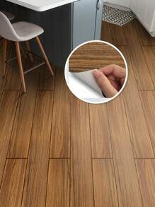 1 rollo de pegatinas autoadhesivas para suelo con diseño de grano de madera, pegatinas de vinilo antideslizantes para pegar y despegar para decoración del hogar en sala de estar, cocina, baño y dormitorio, también para decoración navideña, 18*120cm/7.08*47.24 pulgadas, pegatinas, vinilos decorativos para el hogar, artículos de decoración de primavera para renovar su hogar, pegatinas de decoración Rama para suelos, baldosas, pisos, baldosas autoadhesivas para pisos, decoración de sala de estar - Multicolor - Ver 8