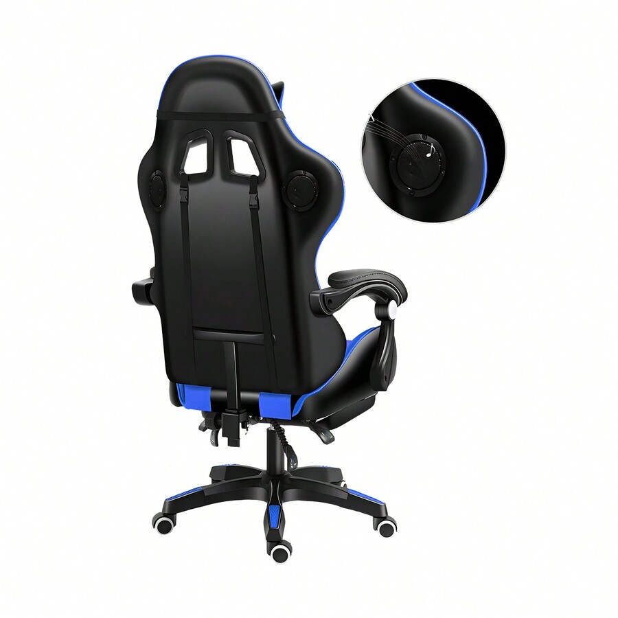 Gaming Chair With Speakers And RGB LED Lights