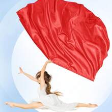 1pc 1 Light Dance Flag Dance Accessories Dance Solid Color Flag - Multicolor - View 10