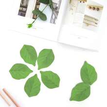 3 Pieces Of Simulated Tree Leaf Sticky Notes, Simple Sticky Notes, Leave A Message, Creative Sticky Notes, Simple And Convenient, Make A Wish N Times - Multicolor - View 2
