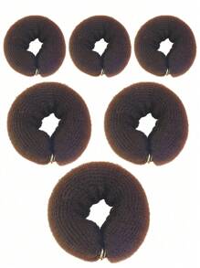 12G/15G/18G/17CM/20CM/22CM, DIY Styrofoam Ring Clasp, Donut Bun Ponytail Stand, Three Colors And Three Specifications You Can Choose Hair Bun Hair Pin Hair Bun Maker Bun Hair Piece Hair Styling Pins, School Stuff