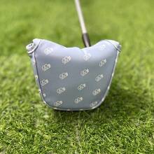 1pc Golf Club Head Cover, PU Material, Better Protection For Golf Clubs, Blue Minimalist Style - Multicolor - View 6