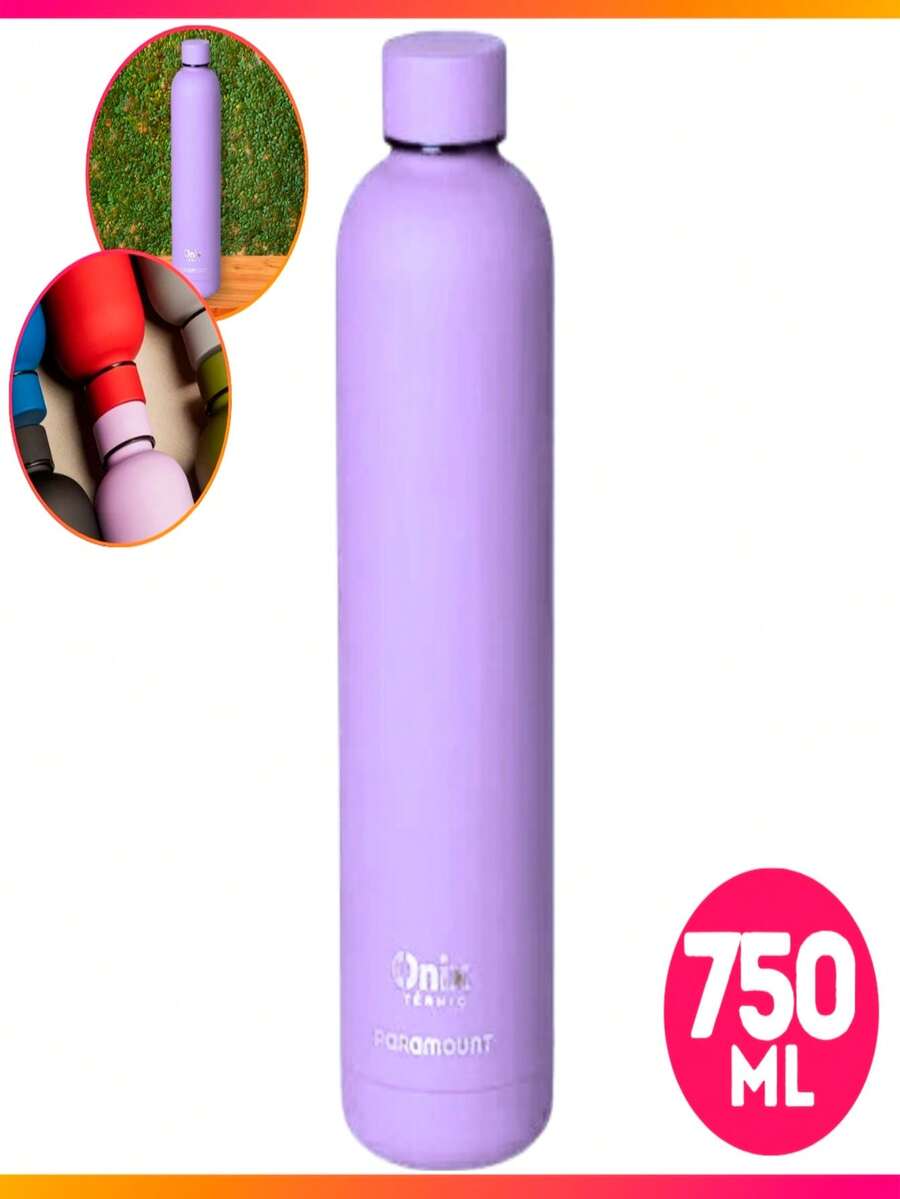 Stainless Steel Vacuum  Bottle With Silicone Coated Body 750ml High Sealing Original Paramount - tử đinh hương - Xem 1