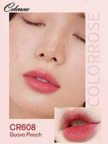COLORROSE Gloss Labial Matte de Veludo, Batom Matte, Gloss Labial Matte Suave, Cor de Longa Duração, Batom Líquido Leve, Maquiagem Diária - CR601 - Visão 8