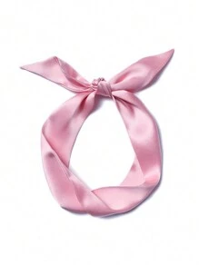 Satin hẹp dài khăn quàng cổ mỏng ruy băng băng đô buộc tóc cổ tay trang trí khăn quàng cổ thắt lưng cho phụ nữ - A - Xem 20