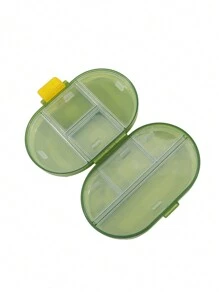 便携式周药盒，小巧口袋药品收纳盒，维生素和鱼油分隔盒 - 彩色 - 查看 18