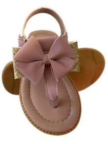 Solzim Children's Sandal With Bow - 米色 - 查看 3